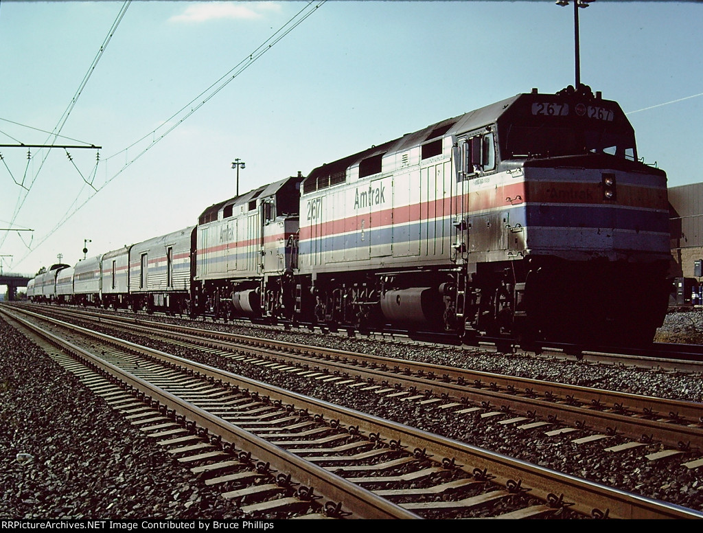 Amtrak (possibly Capitol Limited) with dome - 1994